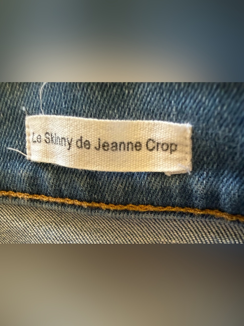 Frame Denim Le Skinny de Jeanne Crop Distressed Jeans in Size 25 - Picture 8 of 12